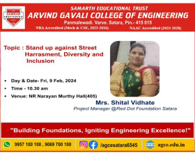 Guest Lecture on Standing up against Street Harasshment, Diversity and Inclusion