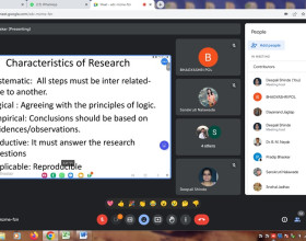 Guest Lecture on Research Methodology by Dr. Pradeep Bhaskar dated on 27/01/2024