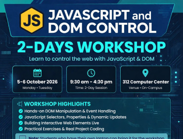 Javascript and DOM Control Two Days Handson Workshop