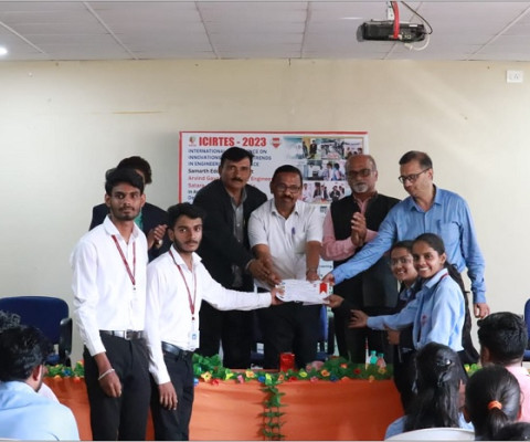 Department of Core Science and Engineering Students got best poster presentation award in in International Conference on Innovation and Recent trends in Engineering and Science (ICIRTES-2023) 