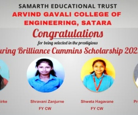 Congratulations for being selected in Nurturing Brilliance Commins Scholorship 2022-23