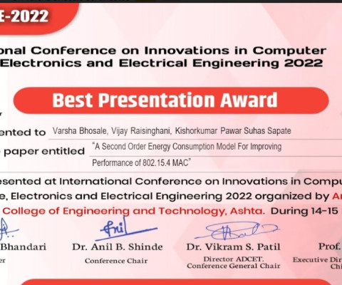 Best Presentation Award