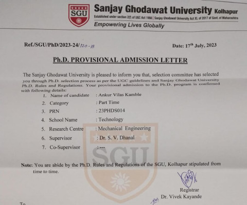 PhD Admission