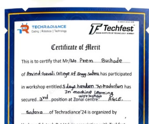 Machine Learning Workshop organized by  Computer Science and Engineering Department in association with IIT  Bombay