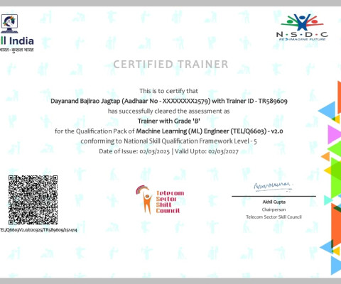 FDP : TOT(Machine Learning Engg.)