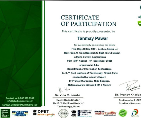 Certification of Participation