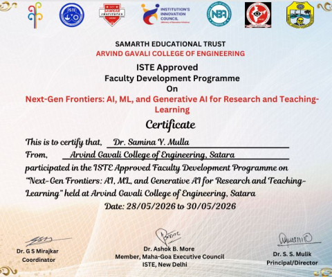 Next-Gen Frontiers: AI, ML, and Generative AI for Research and Teaching- Learning