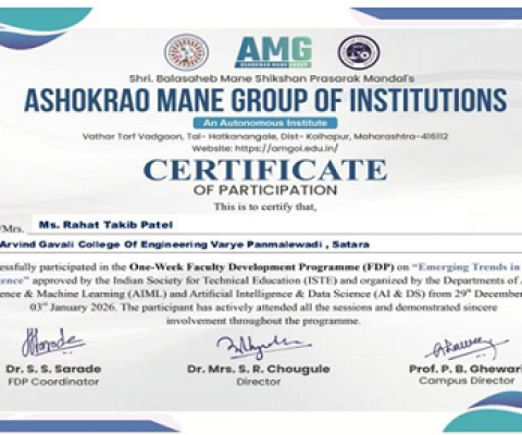 Participated in the FDP program on Emerging trends in AI
