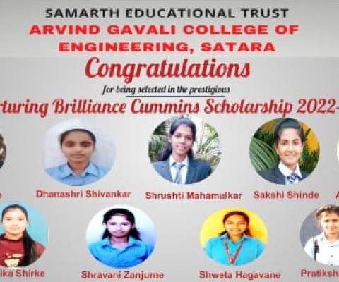 Congratulations for being selected in Nurturing Brilliance Commins Scholorship 2022-23