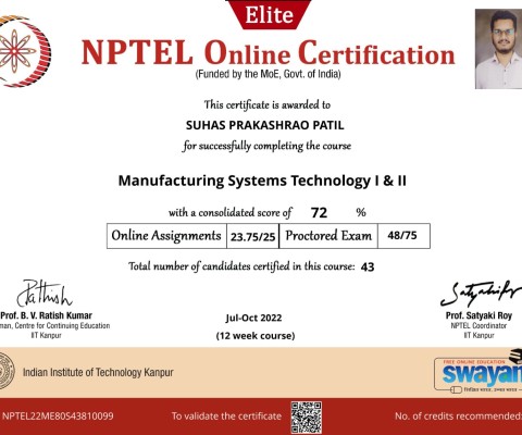 NPTEL Certification