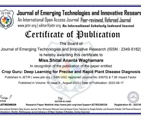 Certificate of Publication
