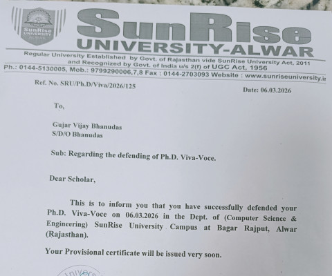 Letter of PhD Defended Sucessfully