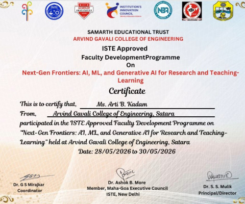 Next-Gen Frontiers: AI, ML, and Generative AI for Research and Teaching- Learning