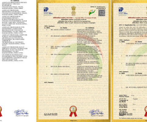 Patent 5- SMART WEARABLE THERMAL GRADIENT MAPPING SYSTEM FOR REAL TIME SURVIOR INDEFICATION IN MOUNTAIN DISASTER ZONES
