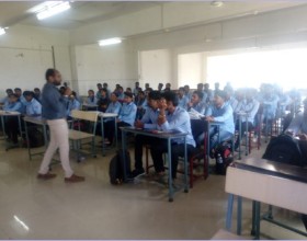 Guest lecture delivered by Mr. Satish Shaha on Awareness  of Environmental Safety on 03rd Feb 2023 	