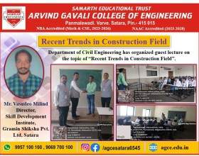 Guest Lecture Recent Trends in Construction Field