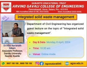Guest Lecture On Integrated Solid Waste Management