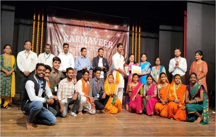 Students Won The First Prize In Group Dance (Lok Kala)