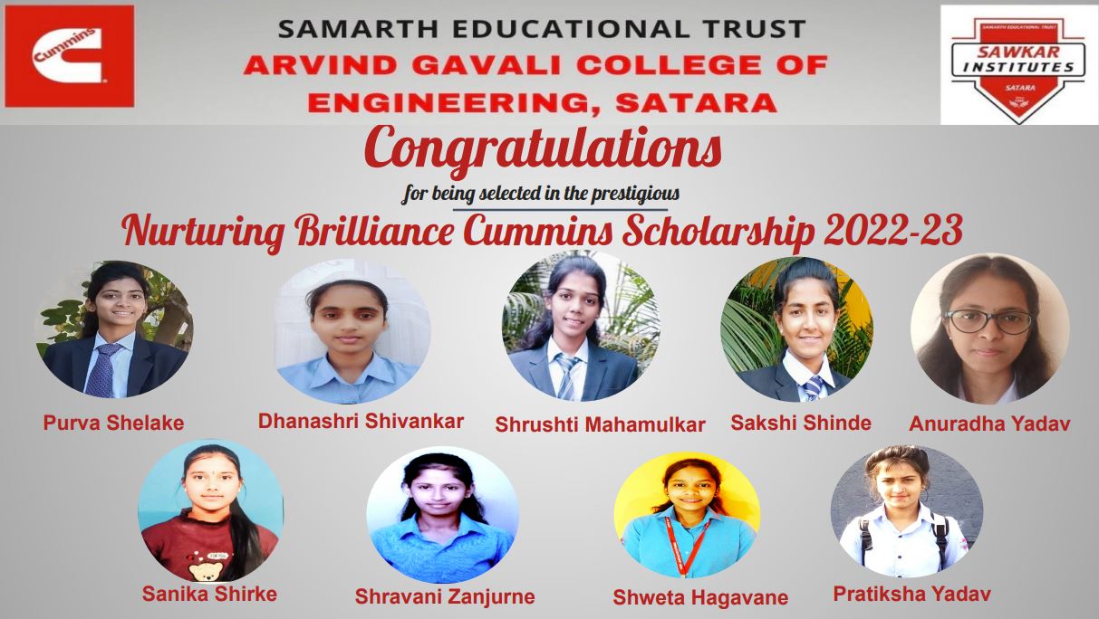 Congratulations for being selected in Nurturing Brilliance Commins Scholorship 2022-23