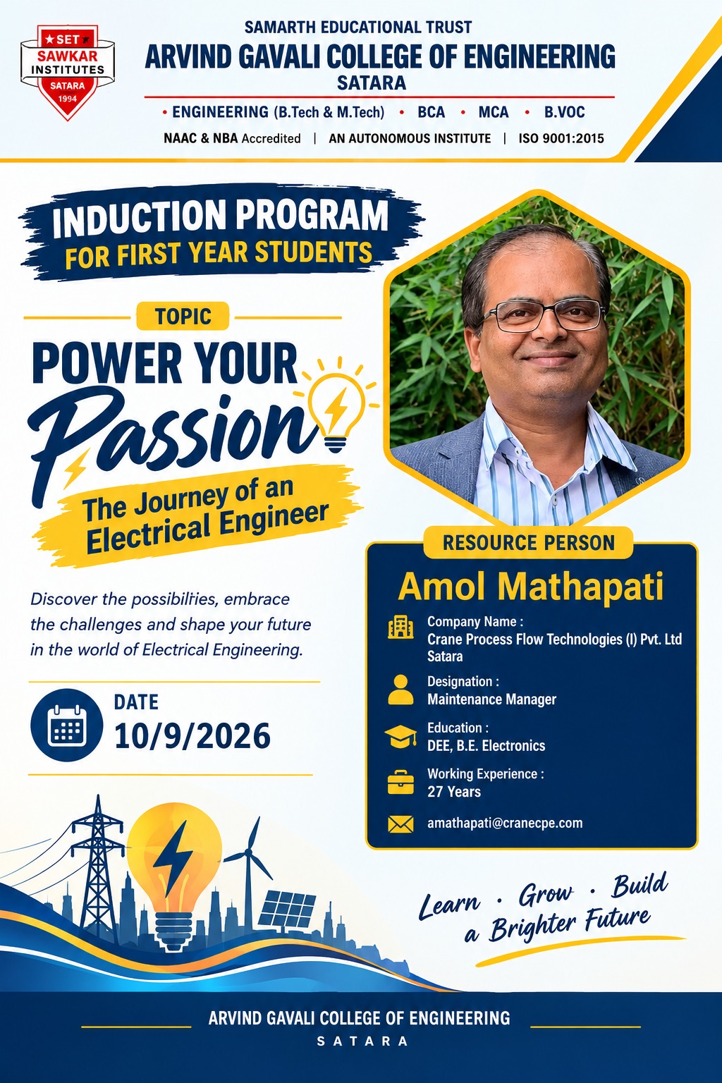 POWER YOUR PASSION – The Journey of an Electrical Engineer